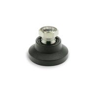 GN 343.7 Levelling Feet Foot Plastic Female Thread Stainless Steel